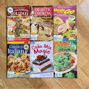 Vintage 2000-2004 Best Recipes Cookbook Magazines Bundle of 6